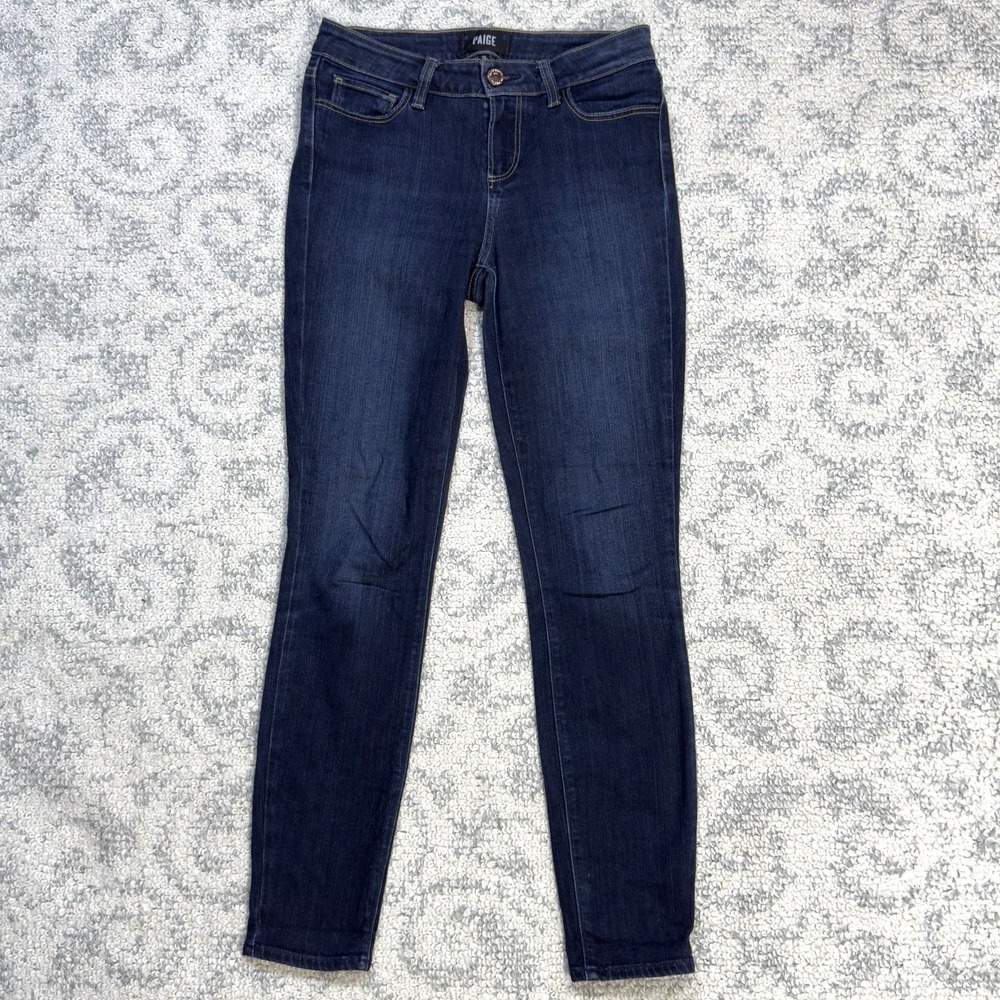 Paige Verdugo Ultra Skinny Mid Rise Stretch Blue Jeans Women's Size 26